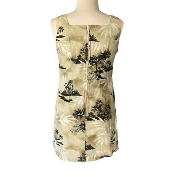 Vintage Shannon Marie Hawaiian Print Sheath Dress Women’s Medium 10 - Picture 2 of 6